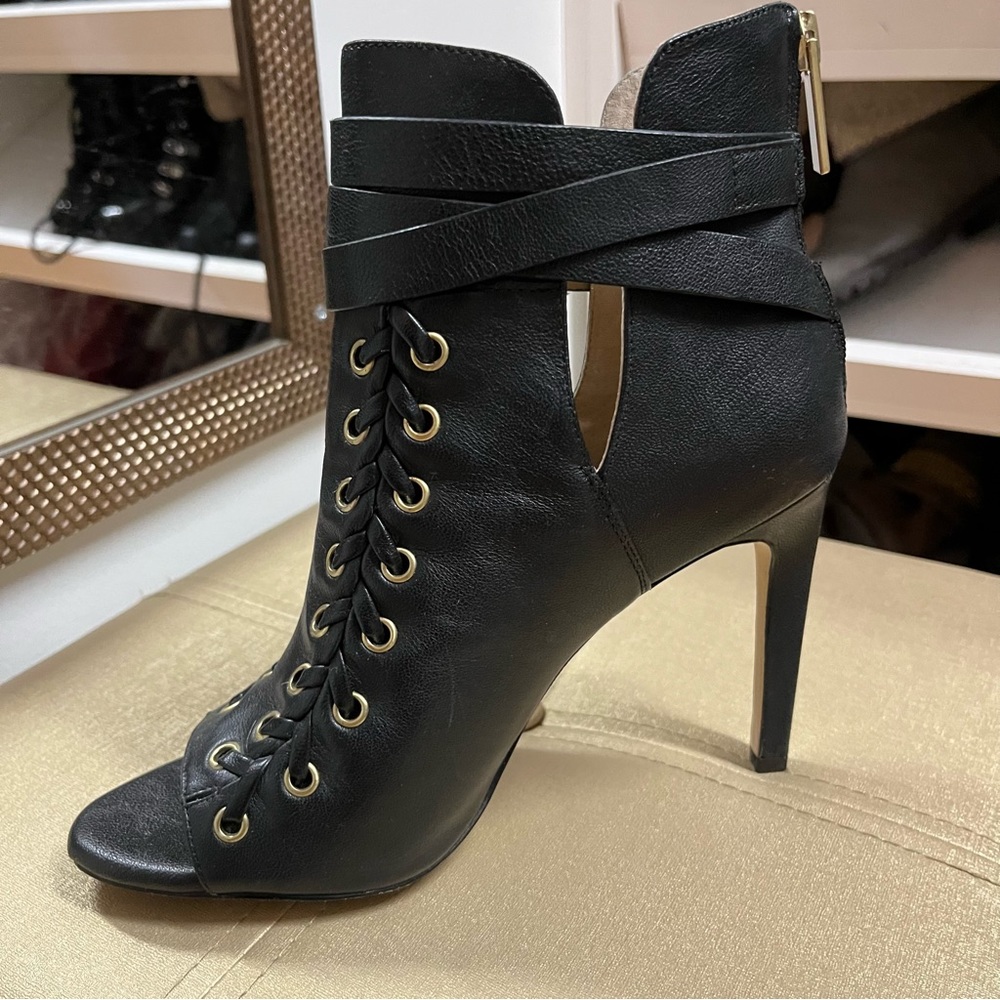 Open toe Bcbg booties